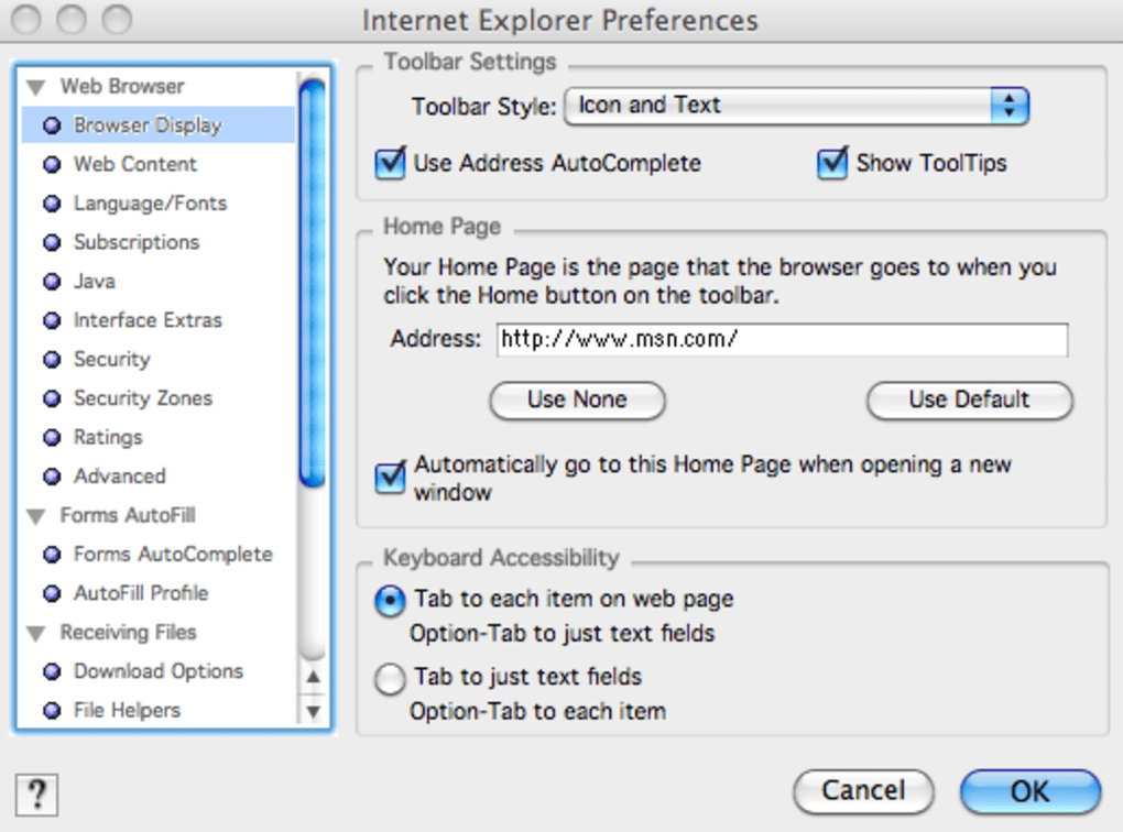 How to download internet explorer on mac air
